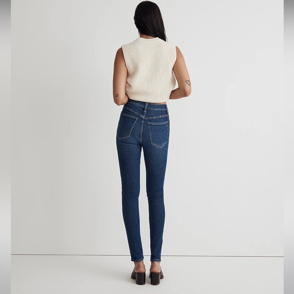 Madewell 10” High Rise Skinny Blue Denim Waist 31 - Picture 4 of 11